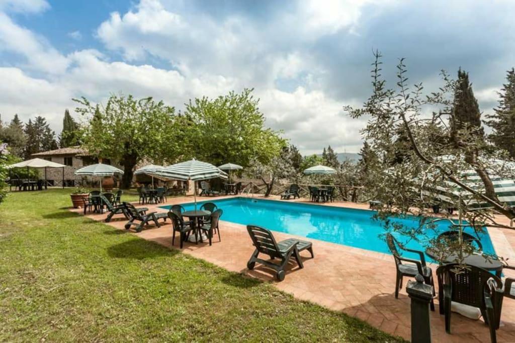 Il Cascino Pensionat Greve in Chianti Exteriör bild