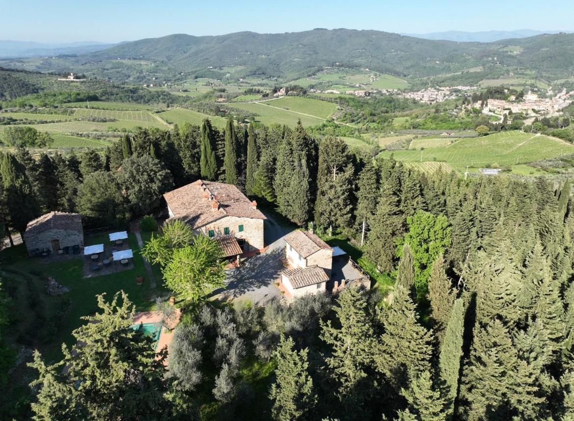 Il Cascino Pensionat Greve in Chianti Exteriör bild